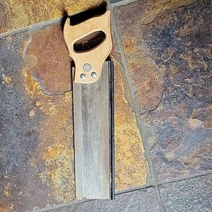 Vintage Stanley Back Saw USA made